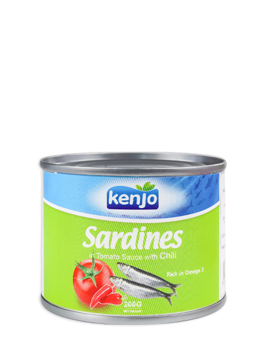 Sardines in tomato sauce with chili