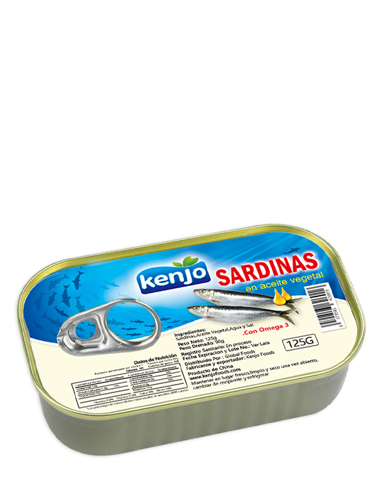 Sardines in vegetable oil